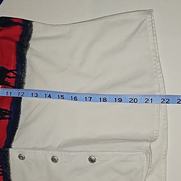 VTG Wrangler Blouse Top Shirt Button Down Longsleeve Horse Sunset Western L - Picture 15 of 16